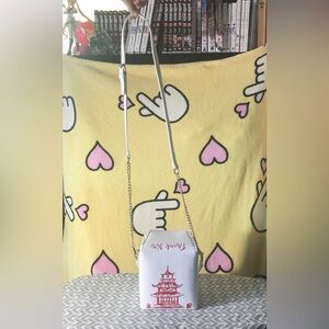 chinese takeout box crossbody shoulder purse